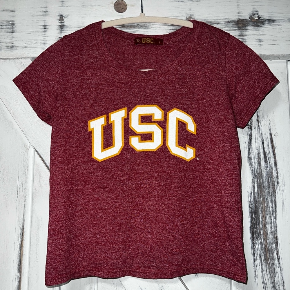 USC | College Cropped Tee